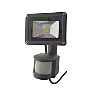 10W PIR LED Flood Light with Motion Sensor - Outdoor, Energy Saving, IP65 Waterproof