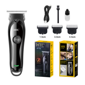 Shaving, Trimming Machine HTC AT-118 – Rechargeable Hair Clipper with T-Blade & 2-Speed Motor for Men
