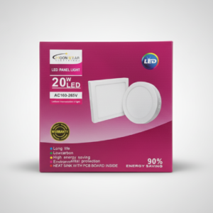 Moon Star LED Panel Light – 15W / 20W – Square Shape – Energy Saving – White Light