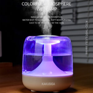 Colorful Night Light Humidifier – 650ML – 20–40H Spray