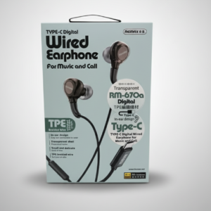 Type-C Wired Earphone | Hi-Fi Sound | In-Ear Design | Music & Call | Built-in Mic | Headset | Headphone