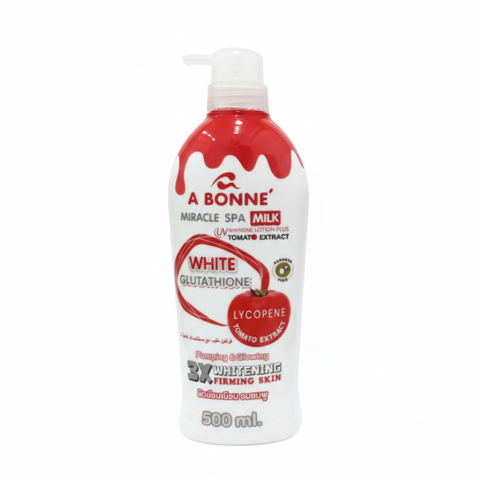 A BONNE' Miracle Spa Milk UV Whitening Lotion Plus Tomato Extract & Lycopene