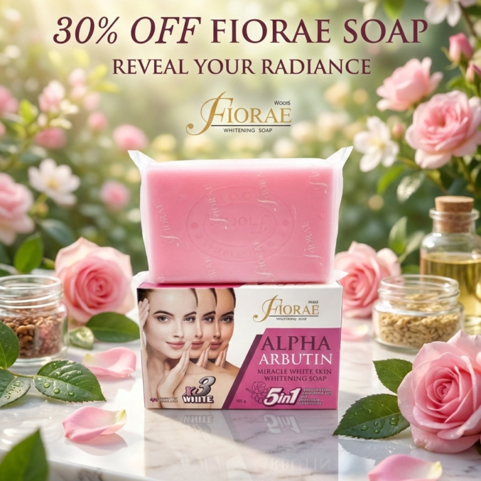 Fiorae Alpha Arbutin Whitening Soap