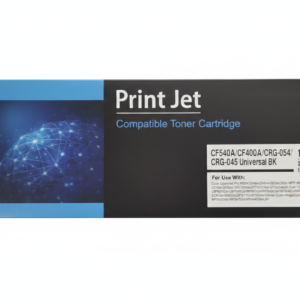 Premium A Grade Print Jet CF540A / CF400A / CRG-054 / CRG-045 Universal Black Compatible Toner Cartridge – 1700 Pages
