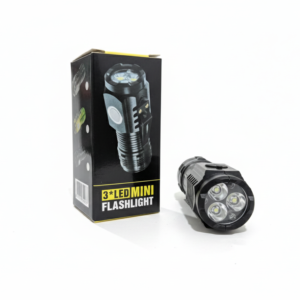 LED Mini Rechargeable Flashlight – High Brightness, USB Charging, Magnetic Base & Pocket Clip