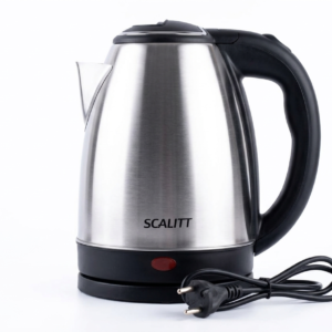 2L Electric Stainless Steel Kettle – 1500W Fast Boiling Heat Kettle with Auto-Shutoff & Boil-Dry Protection