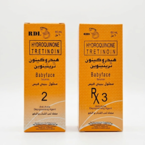RDL Babyface Hydroquinone & Tretinoin Solution (No.2 & RX3) – Skin Brightening & Acne Treatment Serum 60ml